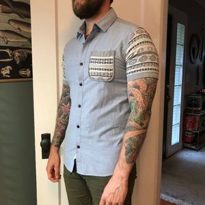 7 Diamonds Short Sleeve Button-up Shirt